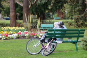 Biker in the parc